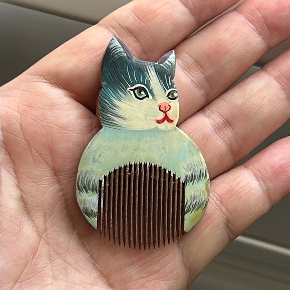 🖤ONE vintage Chinese traditional Changzhou Mini comb - Picture 4 of 7